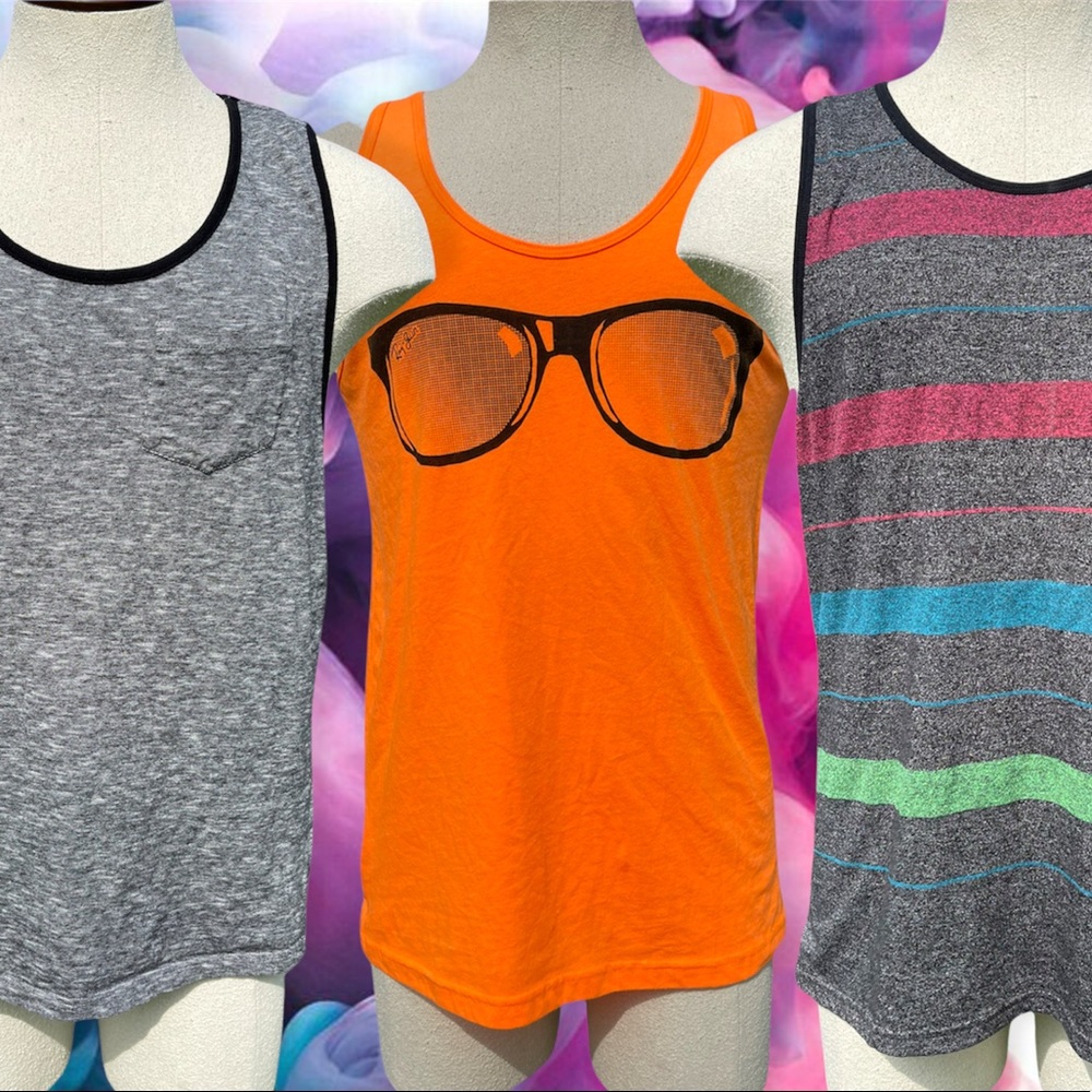 2 CARBON tank tops